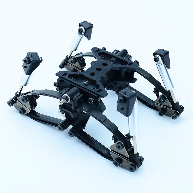 Tamiya Vorder-/Hinterradaufhängung Federung Stoßdämpfer, 1:14, Metall, Schwarz - Bild 2