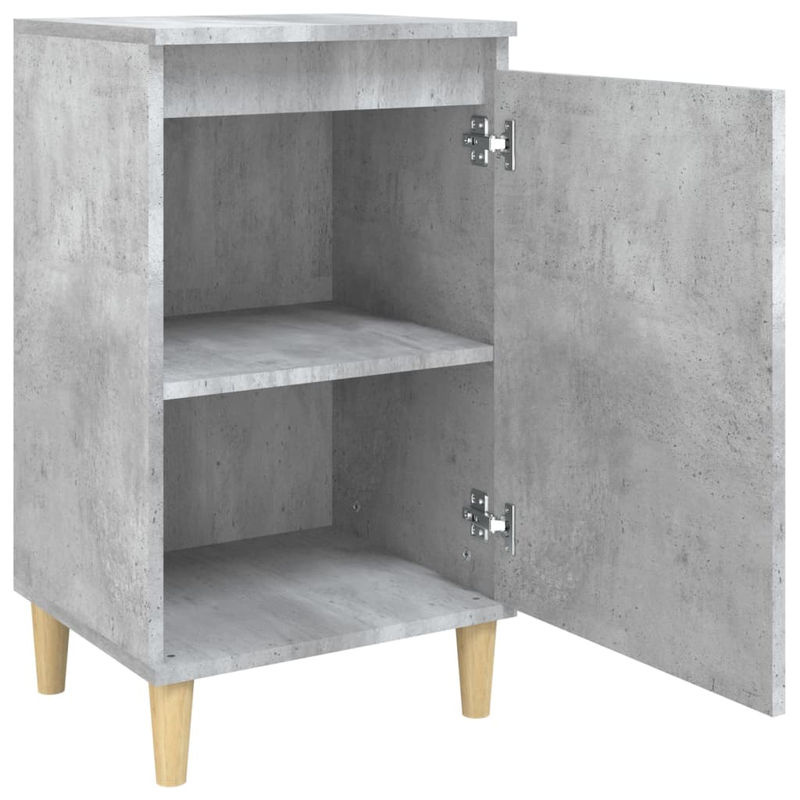 Vidaxl Nachttisch in Beton-Optik Grau, Modernes Design aus Holzwerkstoff, B/T/H: 40 x 35 x 70 cm - Bild 2