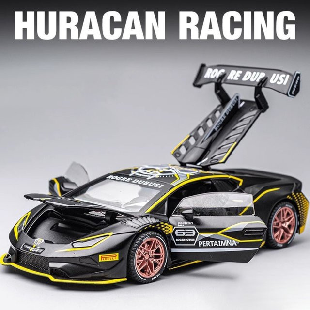 RMZ city Lambor Huracan ST EVO Sian Sportwagenmodell, Maßstab 1:32, mit Licht und Sound - Bild 1
