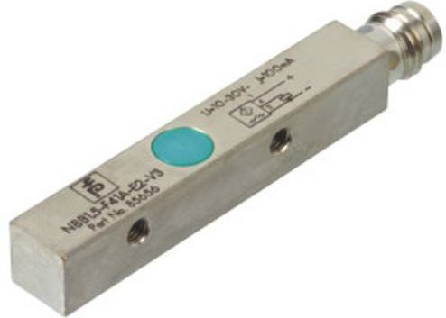 Pepperl+Fuchs Induktiver Sensor NBB1,5-F41A-E2-V3 085656 PNP, bündig montierbar, Silber - Bild 1
