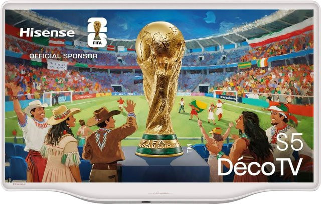 Hisense Deco TV 32S5Q Smart-TV in Weiß mit 32 Zoll QLED Full HD Display, VIDAA OS und Dolby Atmos - Bild 4