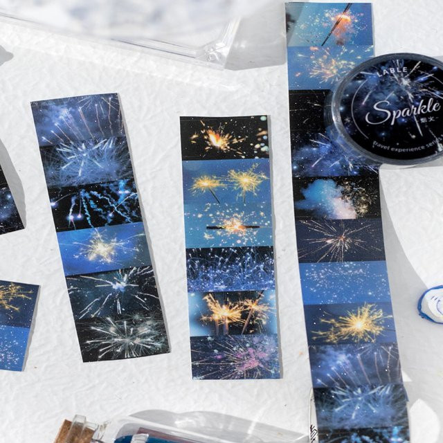Mr Paper Journey Insight Series Washi Tape Etikettenaufkleber Starlit Sky Multicolour - Bild 1