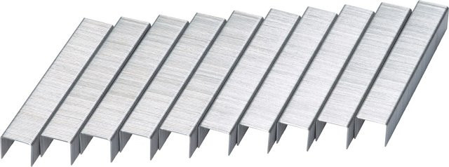 LUX-TOOLS Feindrahtklammern Comfort aus verzinktem Stahl, Farbe: Silber, B/T/H: 11,2 x 10 mm, 1.000 Stück - Bild 1