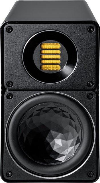 ELAC Elegant BS 312.2 Passive 2-Wege Regal-Lautsprecher Schwarz Hochglanz - Bild 1