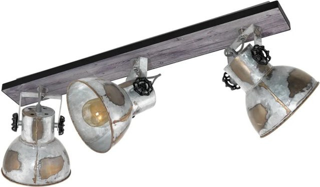 Eglo Spotleuchte Barnstaple 3-flammig in Grau im Industrie-Look mit E27 Fassung - Bild 1