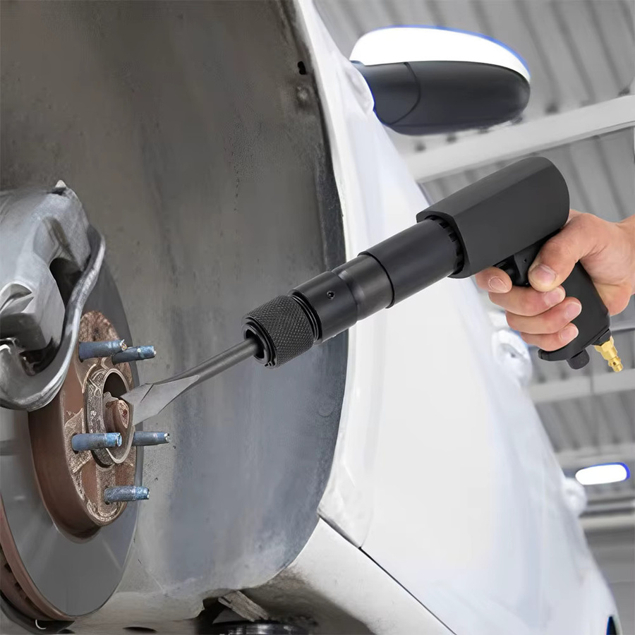 Podofo 25-teiliges pneumatisches Lufthammer-Set in Schwarz mit 2100 BPM und Schnellwechsel-Meißel für die Automobilwartung und Reparatur - Bild 3