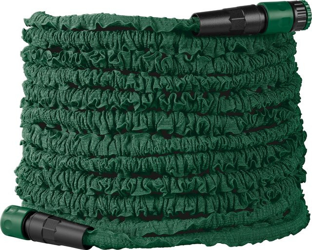 PARKSIDE Flexi-Gartenschlauchset mit 15 m Schlauch und Anschluss-Set inklusive Hahnverbinder und Ersatzdichtungsringen - Bild 1