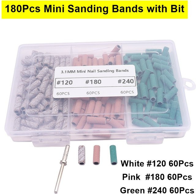 Easy Nail Schleifband-Set für Nagelkunst, 180 Stück, Unisex - Bild 1