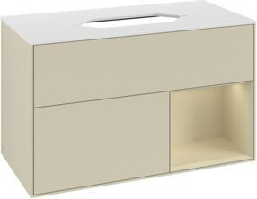 V&B Waschtischunterschrank Finion in Lackausführung, Breite: 100 cm, Tiefe: 60,3 cm - Bild 1