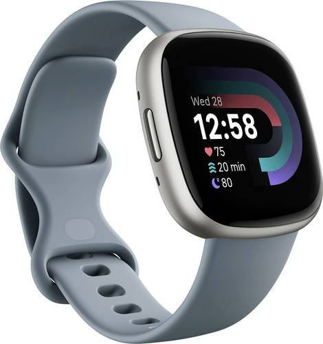 Fitbit Versa 4 Smartwatch Unisex in Wasserblau mit GPS, NFC-Zahlung und wasserfestem Design - Bild 1