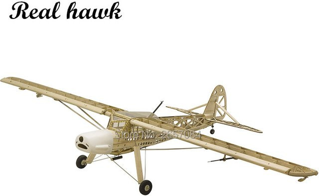 Real hawk Fieseler Fi 156 Storch, RC Balsaholz-Flugzeuge, Holzmodell, ab 14 Jahre - Bild 1