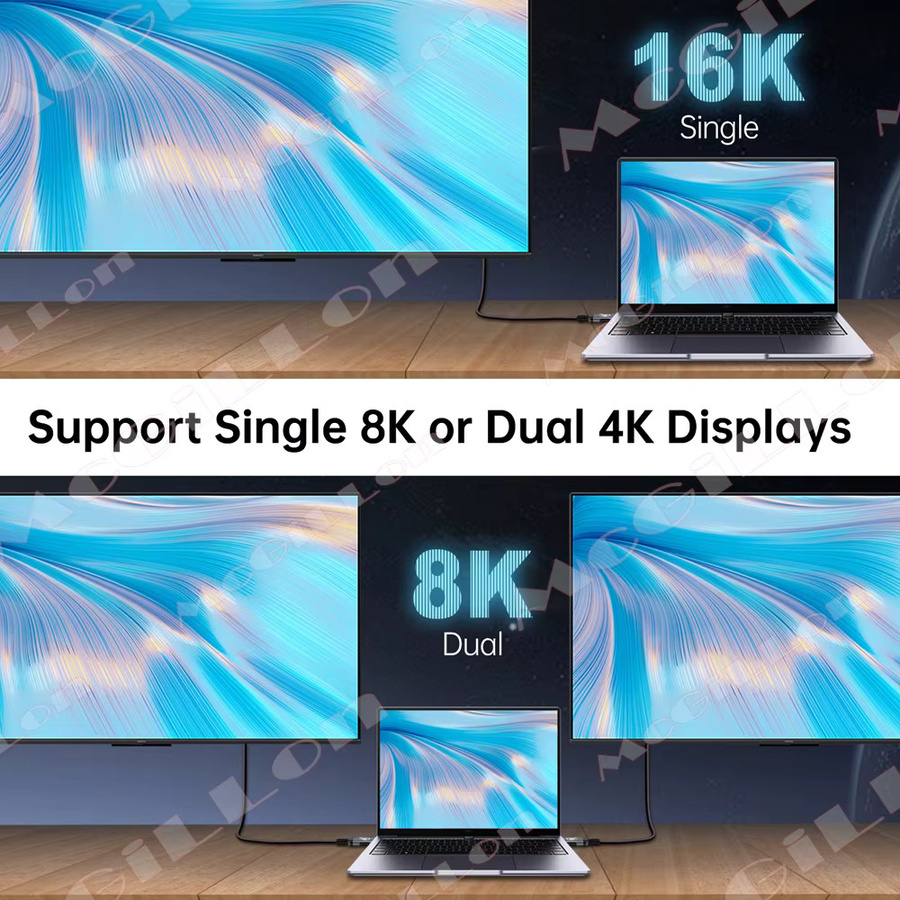 MCGILLON Thunderbolt 5 USB-C zu USB-C Kabel mit 120Gbps Datenübertragung und 240W Schnellladefunktion - Bild 3