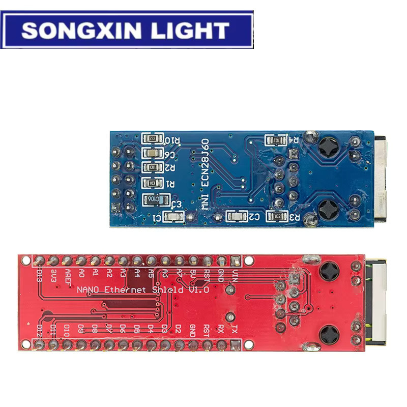 Mini ENC28J60 Ethernet Shield für Arduino Nano mit SPI Schnittstelle als LAN Netzwerk Modul - Bild 2
