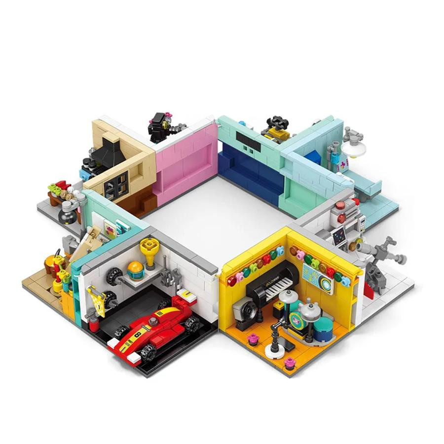 Yiran Toy Mini Street View Dreams Haus Bausteine 1-teiliges Set - Bild 1