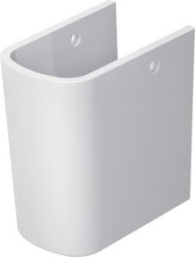 Duravit Halbsäule DuraStyle wandhängend aus Keramik in Weiß B: 17,5 cm, T: 28 cm - Bild 1