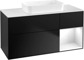 V&B Waschtischunterschrank Finion in Weiß lackiert, B/T: 120 x 60 cm - Bild 1