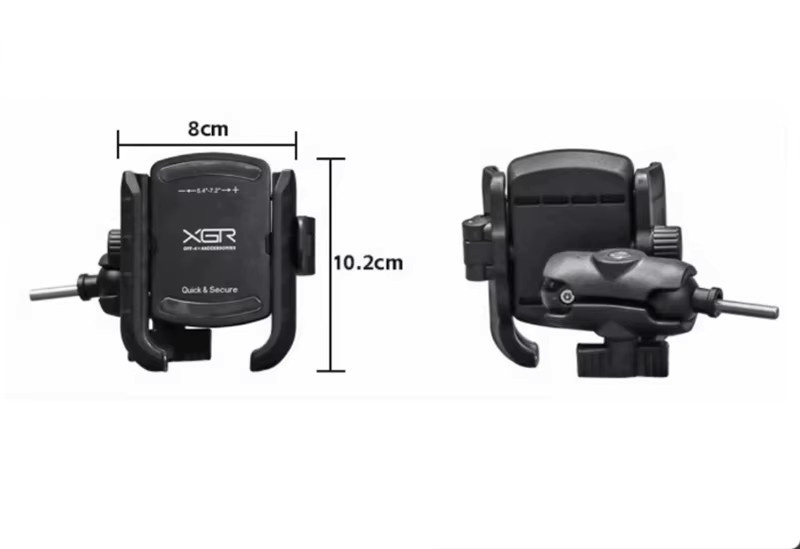 JZYDS Autotelefonhalter für BAIC 212 T01 2024 2025, modifizierter A-Säulen-Griffhalter für das Auto-Innenzubehör, Schwarz - Bild 2