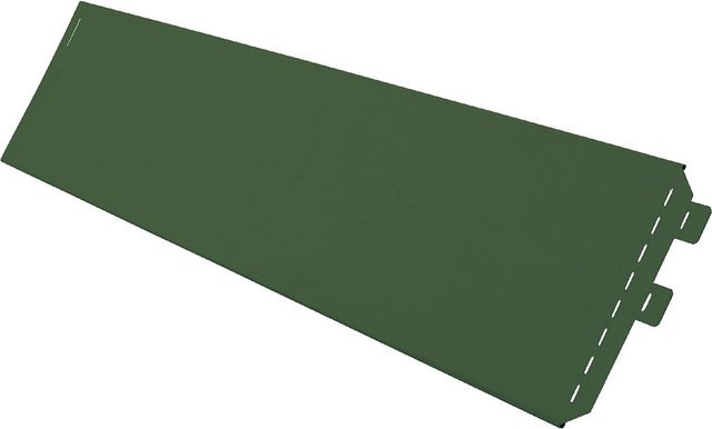 Rasenkante Easy Moos-Grün aus Stahl, Materialstärke 0,55 mm, pulverbeschichtet, L: 96 cm, H: 18 cm - Bild 1