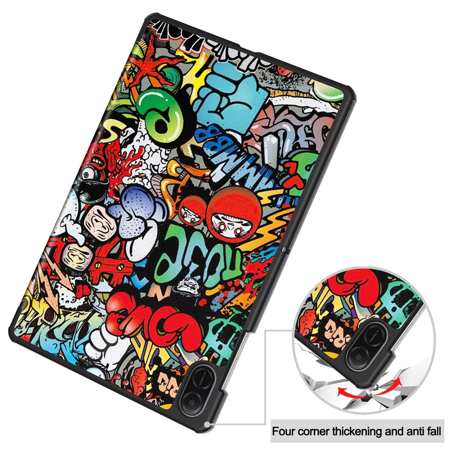 Smart Case für Huawei Honor Pad X8a 2024, 11 Zoll Tri-Fold Flip Stand Tablet Abdeckung, Multicolor - Bild 4