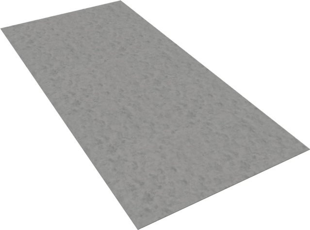 AICA Duschrückwand Aluminiumverbundplatte in Zementgrau als Fliesenersatz, B/H: 120 x 210 cm, Dicke: 3 mm - Bild 1