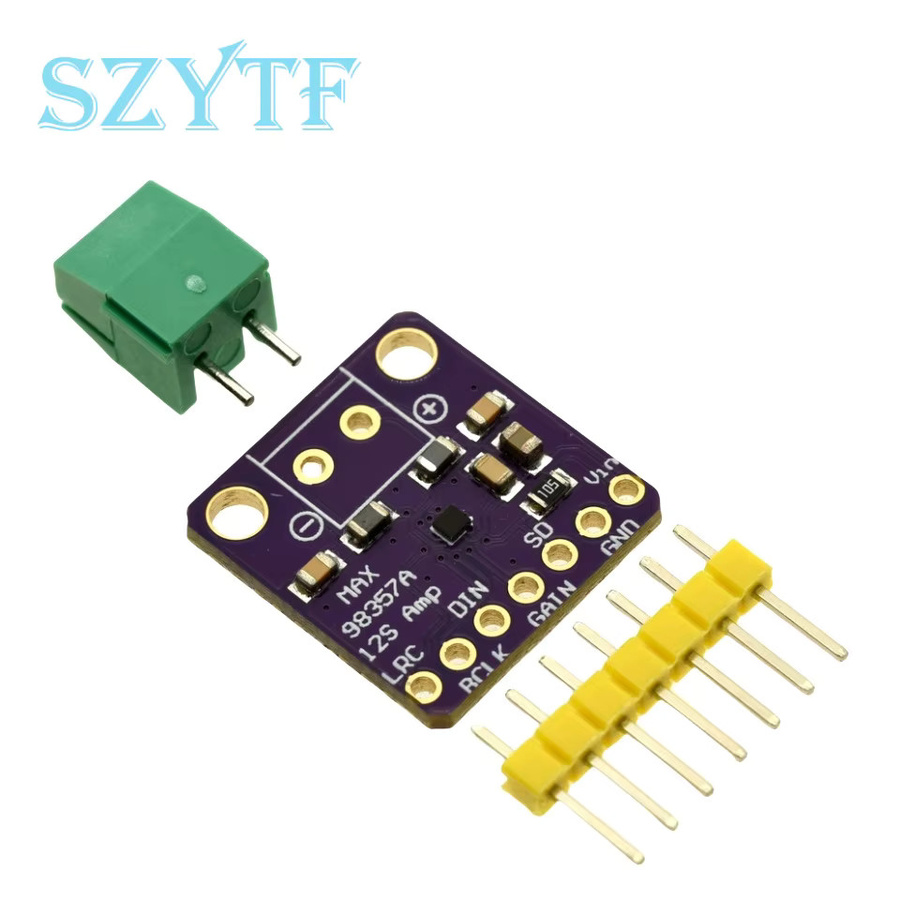 SZYTF MAX98357A I2S Klasse-D-Audioverstärker 3 W digitales Leistungsmodul für DIY-Lautsprecher und intelligente Sprachsysteme - Bild 2