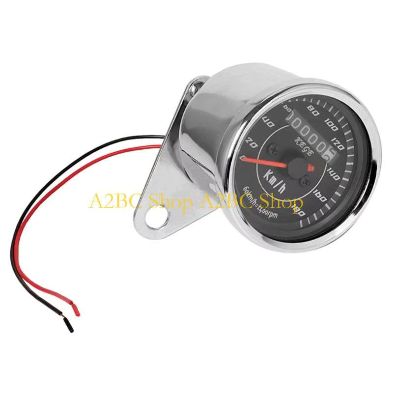 A2BC Anpassbarer Motorrad-Tachometer-Kilometerzähler aus wetterfestem Metall mit hochpräzisem und stoßfestem Design - Bild 1