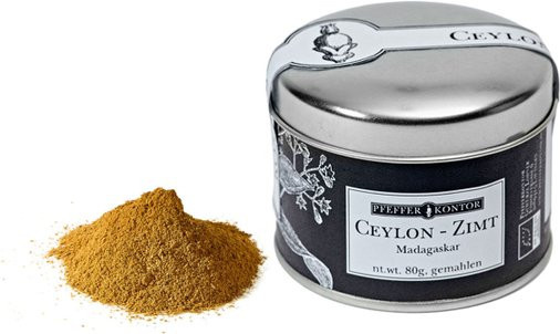 Pfeffer Kontor Ceylon-Zimt gemahlen 80 g - Bild 1