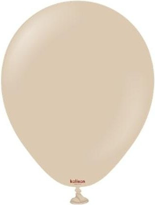 Kalisan Latexballons Haselnuss, Beige, 25 Stück, Durchmesser: 45 cm - Bild 1