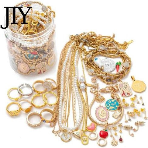 Jiangjunxi Schmuckset, Vintage, Goldgelb, Damen - Bild 1
