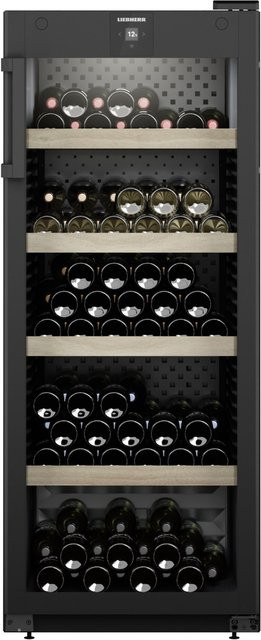 WPbl 4601-20 Weinklimaschrank in Schwarz - Bild 1