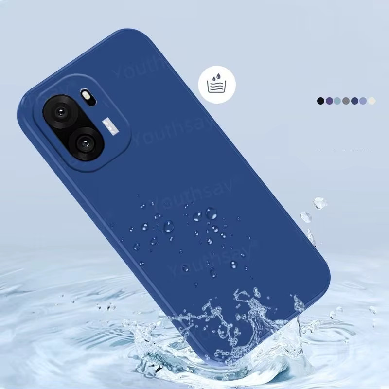 Original OnePlus 15R Schutzhülle aus weichem Flüssigsilikon in Blau - Bild 3