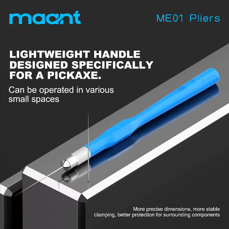 MaAnt ME01 Präzisions-Chip-Aufnahmenadel-Set für CPU, Festplatte, PCB-Chip-Entfernung und Handy-Reparatur, nicht magnetisch - Bild 4