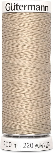Gütermann Allesnäher Nähgarn in Dunkelbeige, 200 g - Bild 1