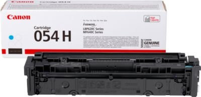 Original Canon Toner 054H Cyan mit hoher Kapazität für Laserdrucker 3027C002 - Bild 2