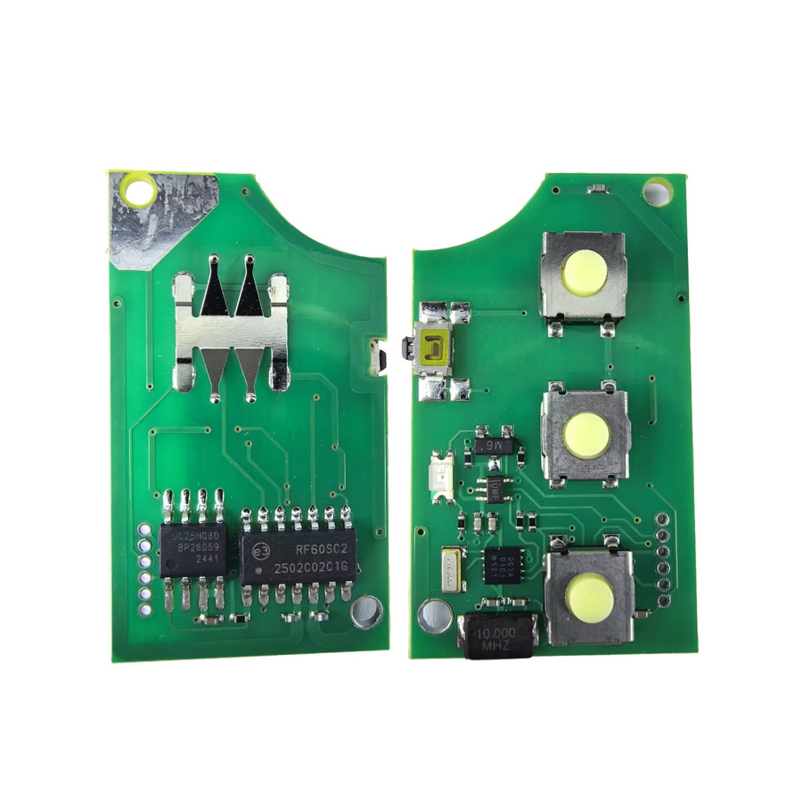 Jingxin Ersatz Autoschlüssel PCB Board ID48 Chip 315/433 MHz für Audi A4 231G und Audi A4 231D Flip - Bild 3