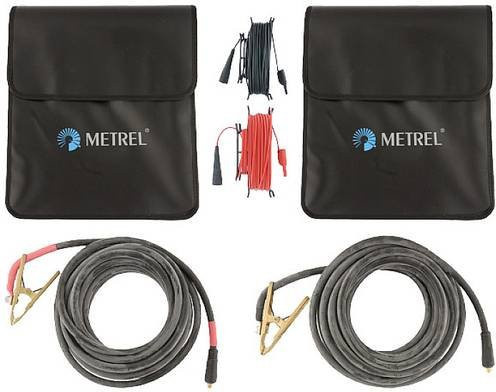 Metrel S 2052 Messleitungs-Set mit 4mm Bananensteckern und Krokoklemmen in Schwarz - Bild 1