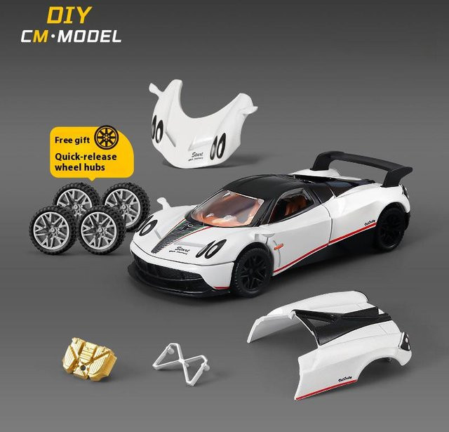 Linyi toy car Ae86 Zonda R Automodell, 1:43, Metall, ab 14 Jahren - Bild 1