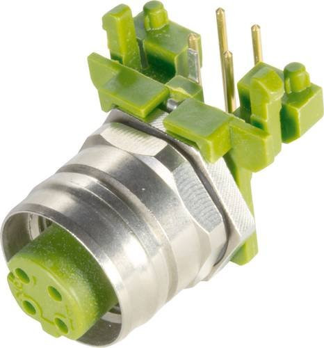 HARTING Leiterplattenadapter 21433814451 aus Messing in Grün mit 4 Polen - Bild 1