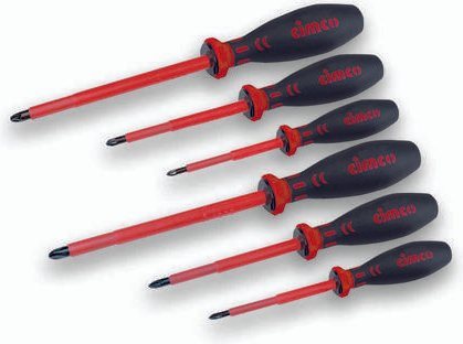 Cimco 2K-VDE-6-rund Dreher-Set in Rot 117900 - Bild 1