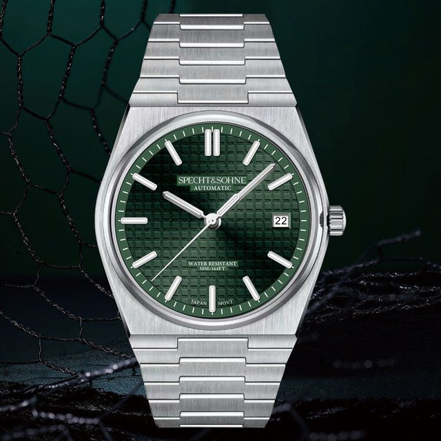 Specht&Sohne Armbanduhr, Automatik, Edelstahl, Schwarz, Herren - Bild 1