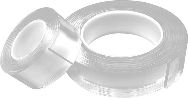 HWK Nano Klebeband transparent doppelseitig 20 mm waschbar und wiederverwendbar - Bild 1