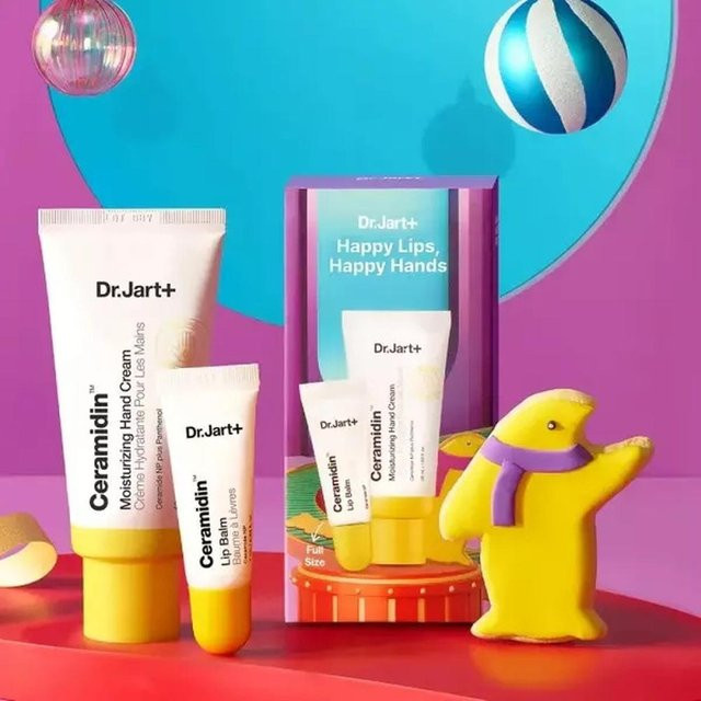 Dr.Jart+ Happy Lips Happy Hands Set, Lippenbalsam & Handcreme, Ceramid, Sheabutter - Bild 1