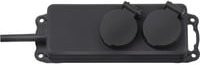 Brennenstuhl Outdoor-Steckdosenleiste 2-fach IP44 schwarz 2m - Bild 1