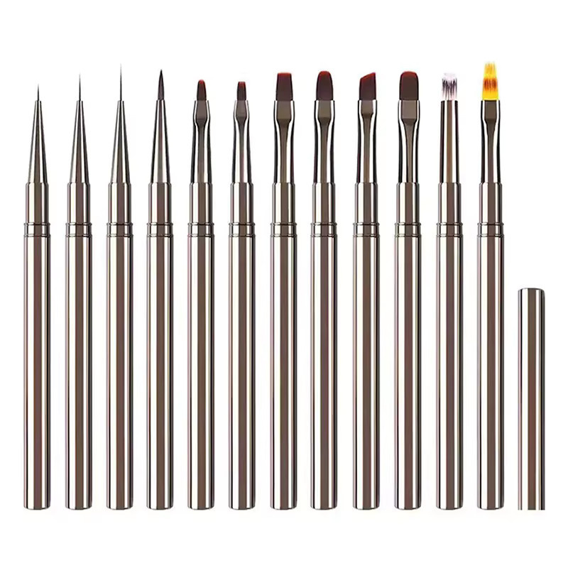 South Moon UV-Gel Malstift Liner, Metallgriff, Maniküre Werkzeug - Bild 1