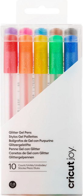 Cricut Joy Glitzer Gelstifte-Set in Multicolour, 10er-Pack - Bild 1