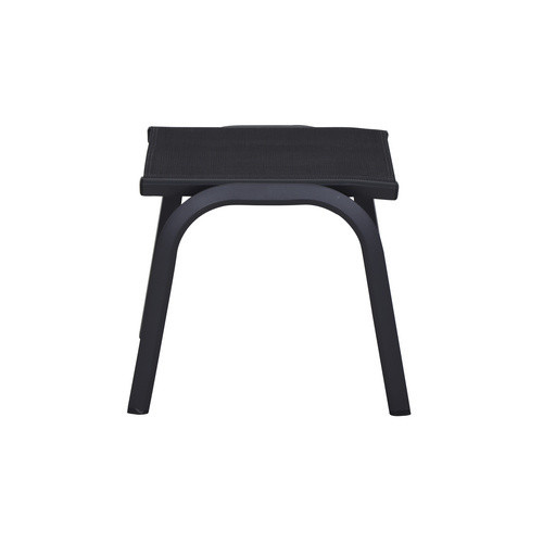 Siena Garden Hocker Tesoro aus Aluminium mit Ranotex-Gewebe in Anthrazit Matt, B/T/H: 52 x 51 x 44 cm - Bild 2