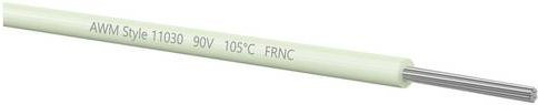 Kabeltronik Schaltlitze 1 x 0,22 mm² Weiß 100 m - Bild 1
