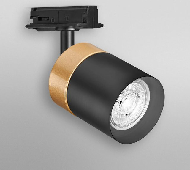 Ledvance Schienensystem Spot Cylinder Weiß-Gold mit GU10 Fassung, Höhe: 14,2 cm - Bild 1