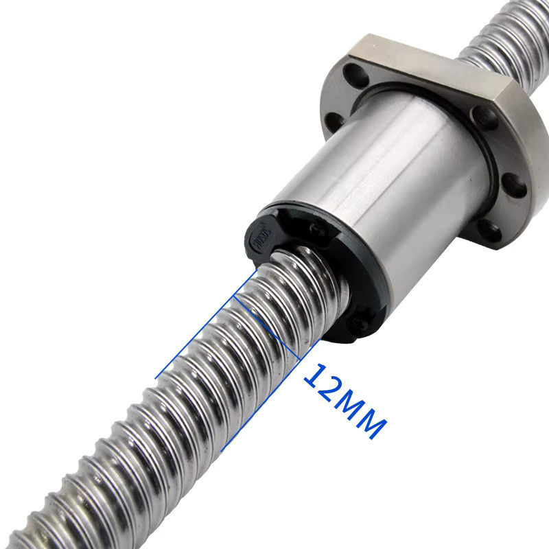 KYDCN CNC Kugelumlaufspindel-Set in Silber mit Nutgehäuse und Endstütze BKBF10 EKEF10 FKFF10 12mm Durchmesser - Bild 2