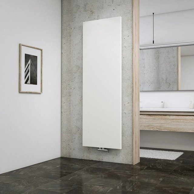 Schulte Design-Heizkörper New York mit Mittenanschluss in Pearl Weiß mit 1027 W Leistung - Bild 1